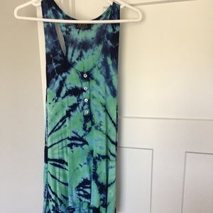 Long Tie-dye Tank